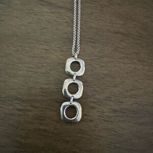 Tiffany & Co. Elegant Sterling Silver Pendant Necklace